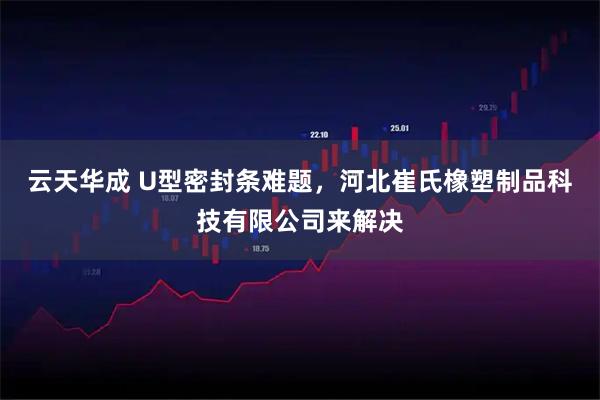 云天华成 U型密封条难题，河北崔氏橡塑制品科技有限公司来解决